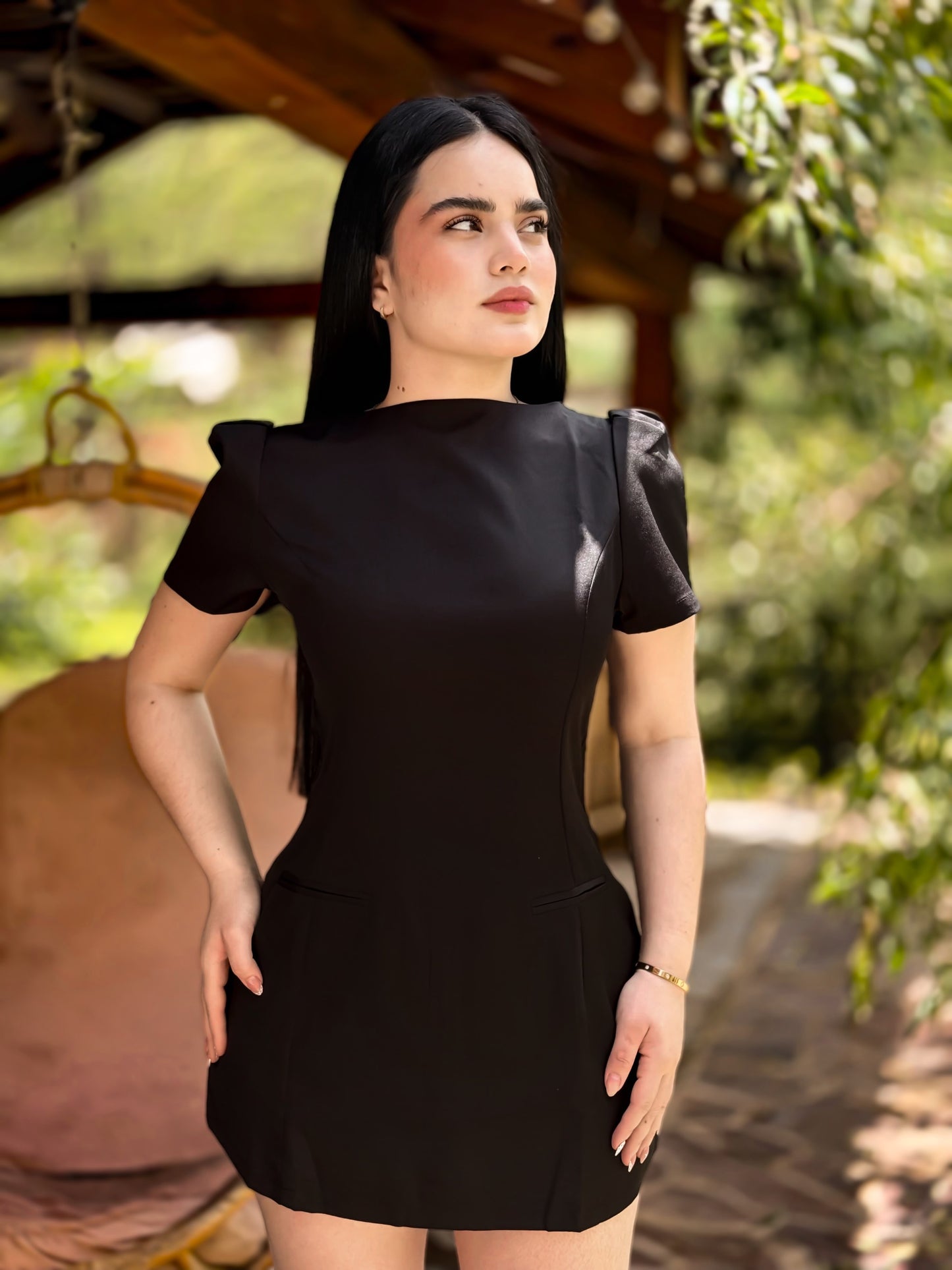 Vestido Abril negro