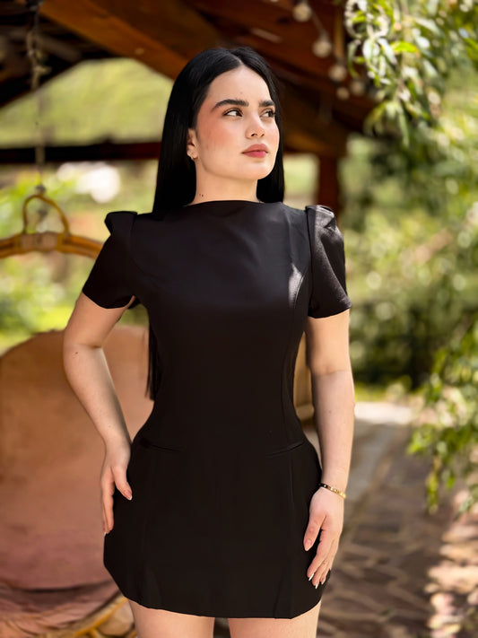 Vestido Abril negro