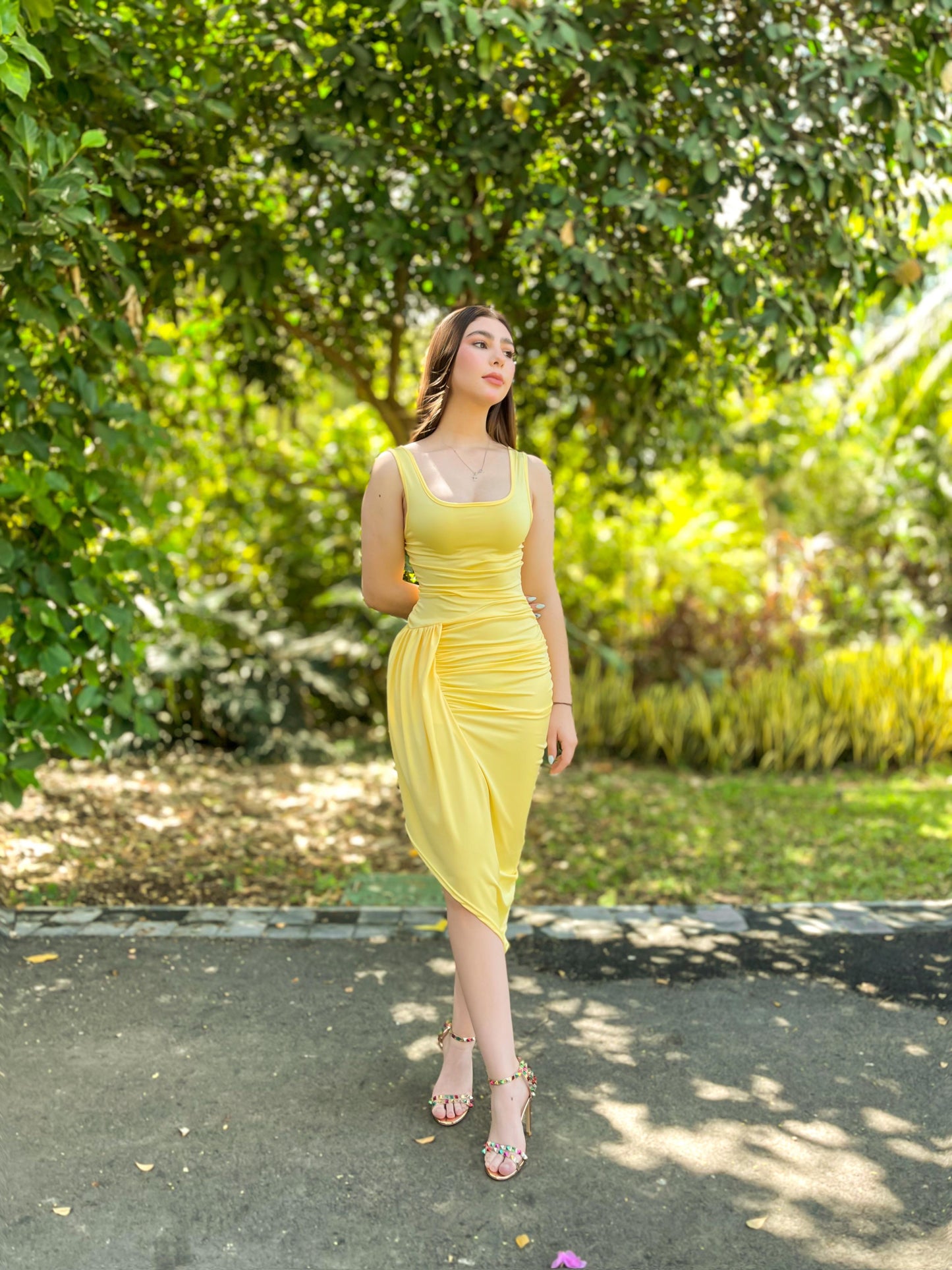 Vestido midi charlotte