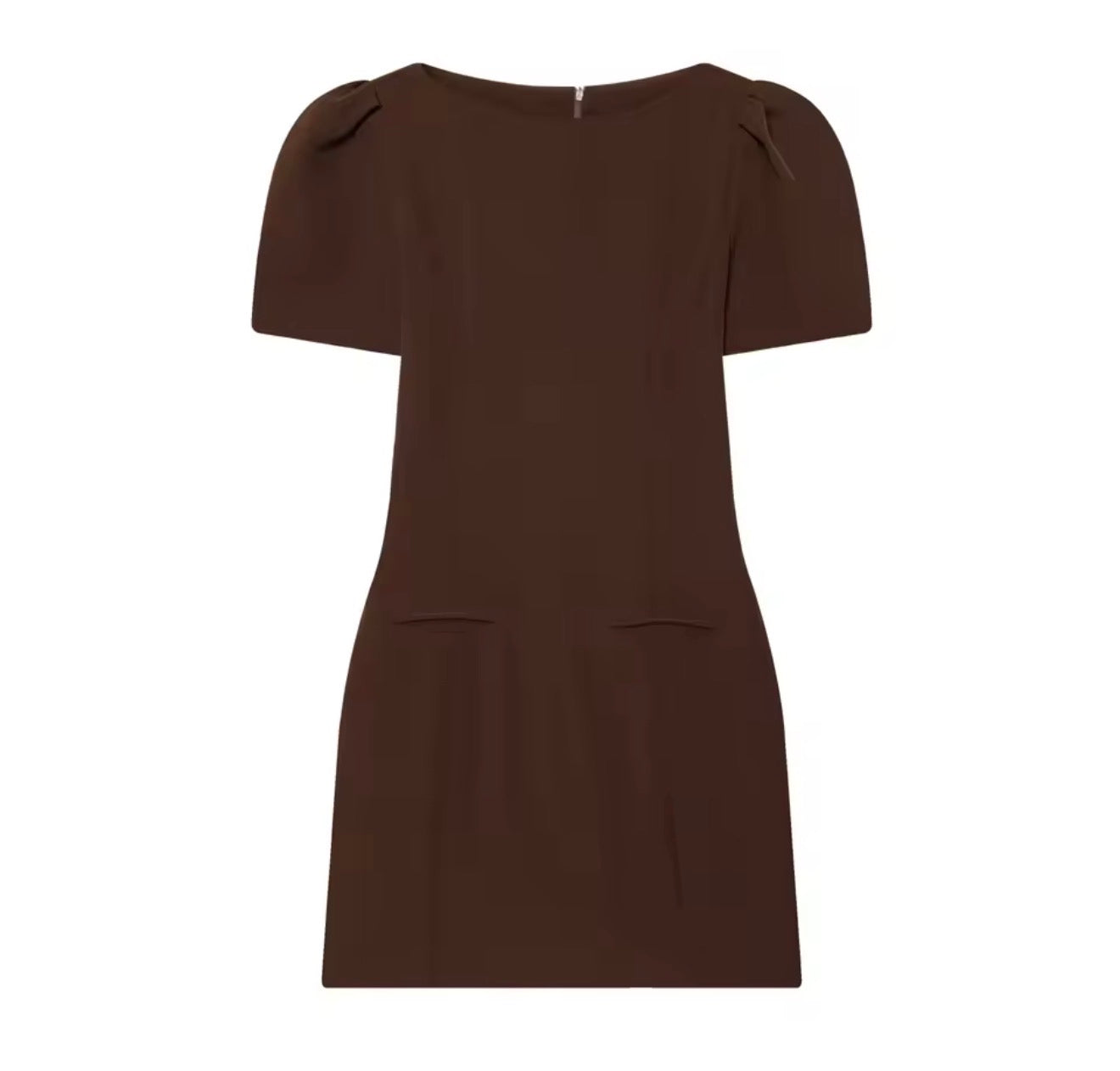 Vestido Abril café